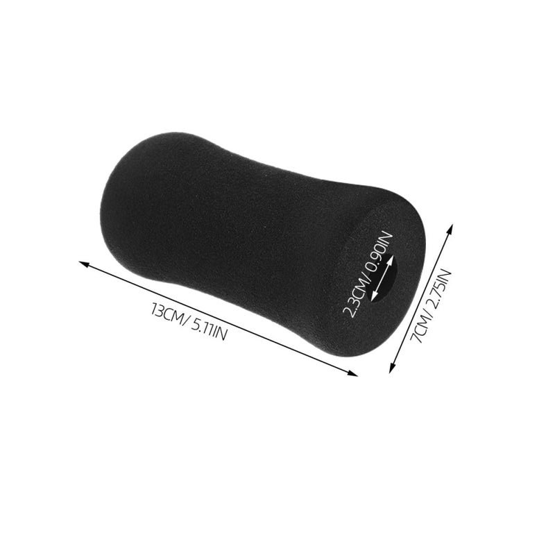 High Density Foam Foot Pads Rollers Replacement For Leg Extension Machine 6 Pieces Black - Image 3
