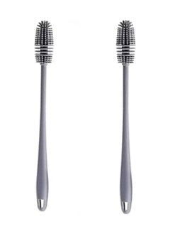 Generic Morovik Long Bottle Cleaning Brush For Washing Water Bottle, Narrow Neck Containers, Hydro Flask, Vacuum Sports Bottle, Vase And Glassware (Pack Of 2) 