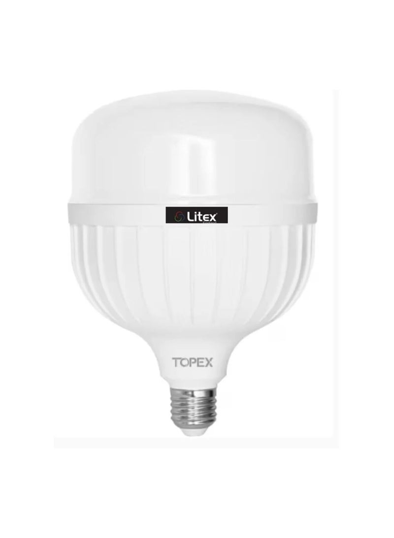 لمبة LED 30 وات من توبيكس، قاعدة E27، ضوء نهاري بارد 6000 كلفن، لمبة إضاءة موفرة للطاقة للمنزل والمكتب