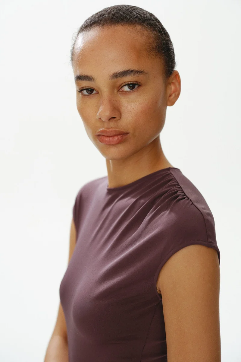 H&M  Draped-panel jersey dress for Women | Best Price UAE