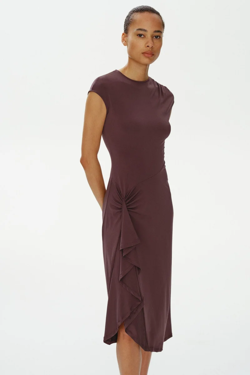 H&M  Draped-panel jersey dress for Women | Best Price UAE
