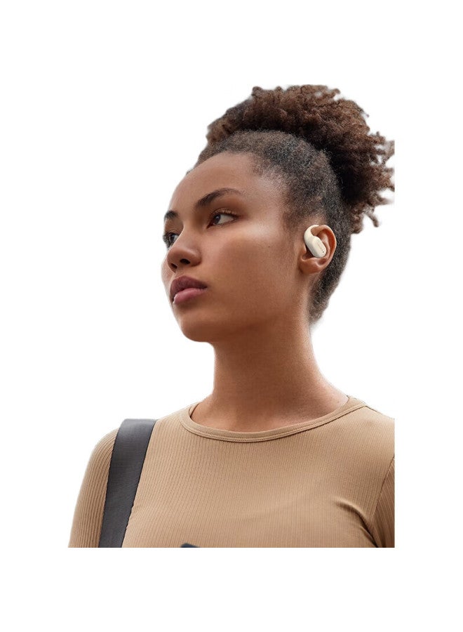 Langston Bluetooth Headphones, Ear-Hook Style, Bone Conduction Concept, Open-Concept Non-In, Call Noise Reduction For Sports Running Cycling, Compatible With Apple Xiaomi Huawei Phones, Ts19 Beige - Image 2