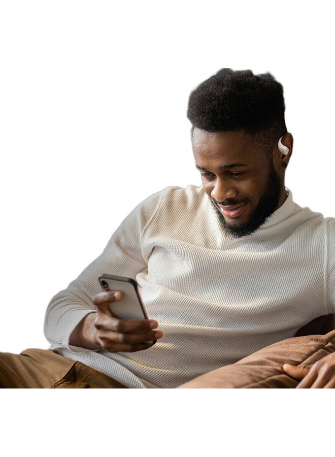 Langston Bluetooth Headphones, Ear-Hook Style, Bone Conduction Concept, Open-Concept Non-In, Call Noise Reduction For Sports Running Cycling, Compatible With Apple Xiaomi Huawei Phones, Ts19 Beige - Image 1