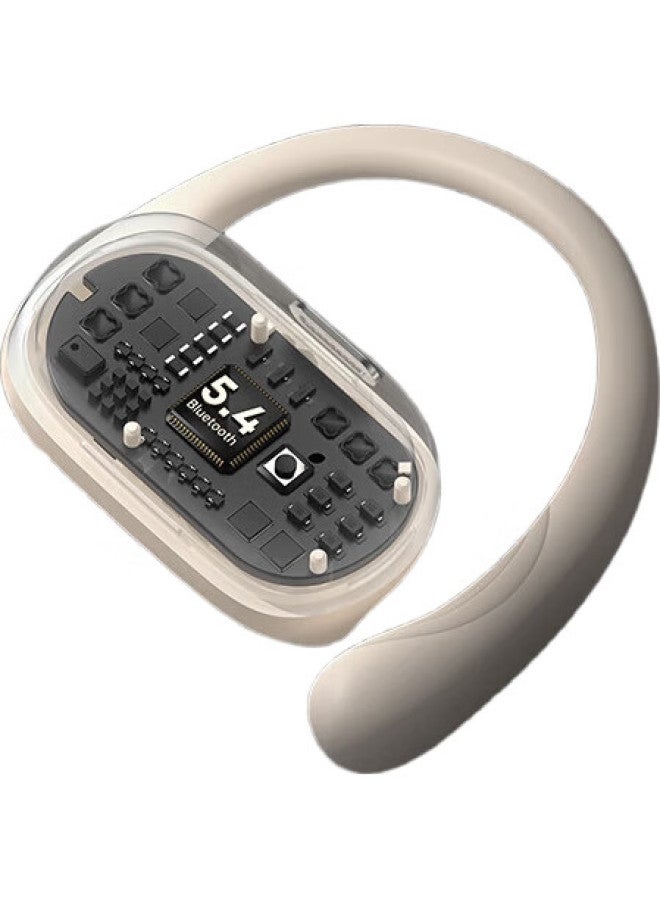 Langston Bluetooth Headphones, Ear-Hook Style, Bone Conduction Concept, Open-Concept Non-In, Call Noise Reduction For Sports Running Cycling, Compatible With Apple Xiaomi Huawei Phones, Ts19 Beige - Image 3