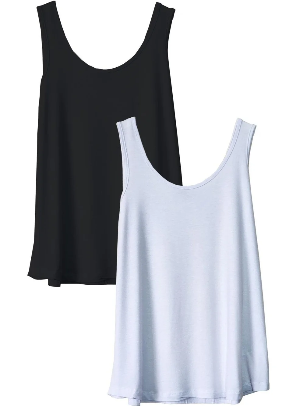 كوتن كونسيبت 2 Pieces Cotton Thick Strappy Undershirt T-Shirt