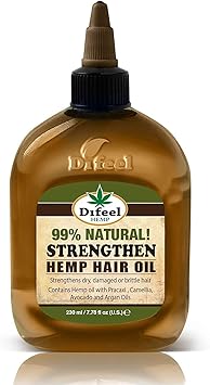 difeel Difeel Hemp 99 Natural Hemp Hair Oil Strengthen 237 millilitres - Image 1