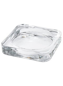 Graidient span Graidient span ikeaa GLASIG Candle Dish Clear Glass 10x10 cm  - Image 1
