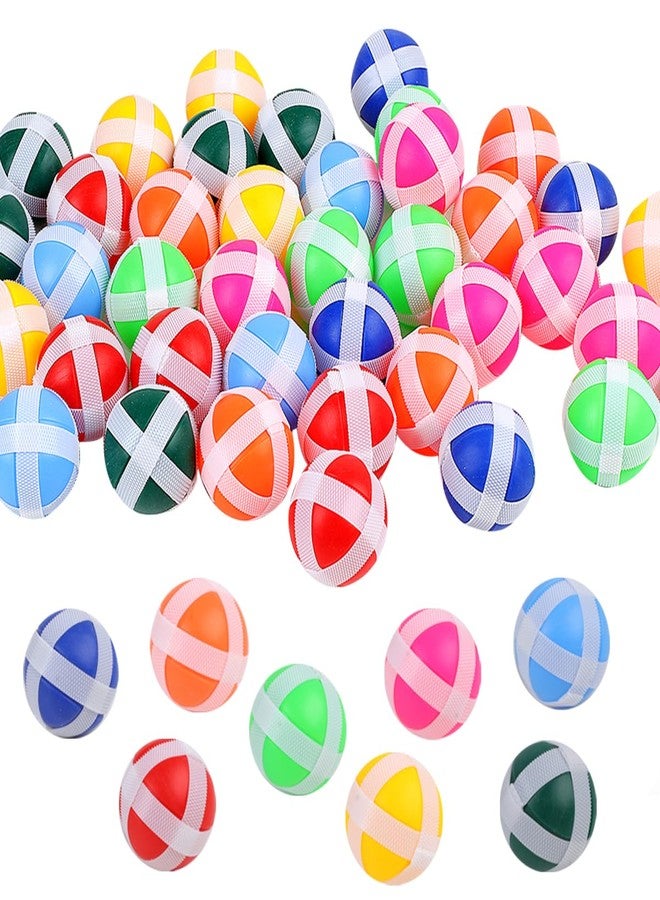 Plzoslly 40 Pieces Dart Board Sticky Balls, Colorful Sticky Balls for Fabric Dart Board Game Accessories, Indoor Outdoor Sport Party Game(8 Colors) - Image 1