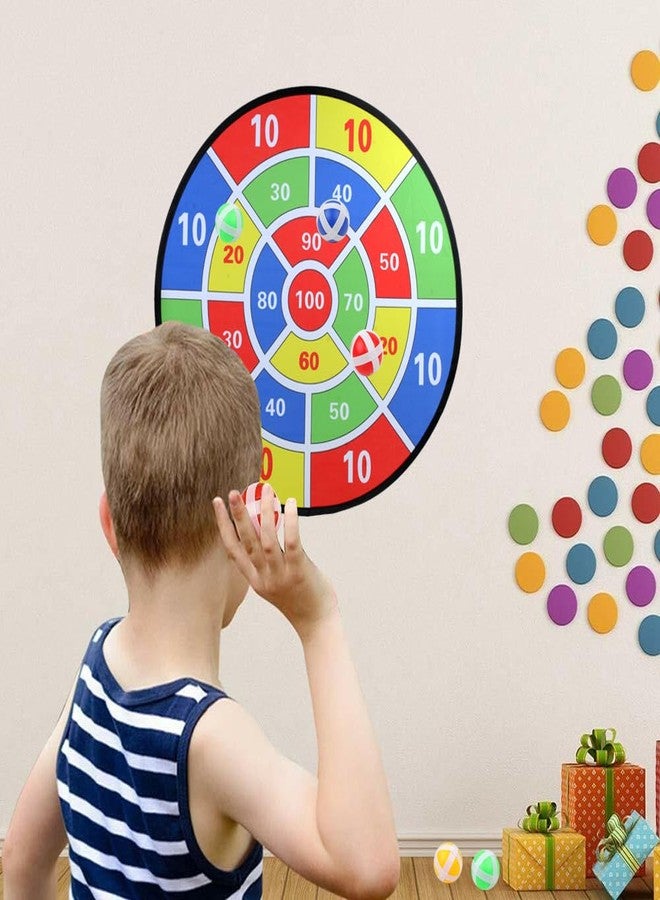 Plzoslly 40 Pieces Dart Board Sticky Balls, Colorful Sticky Balls for Fabric Dart Board Game Accessories, Indoor Outdoor Sport Party Game(8 Colors) - Image 4