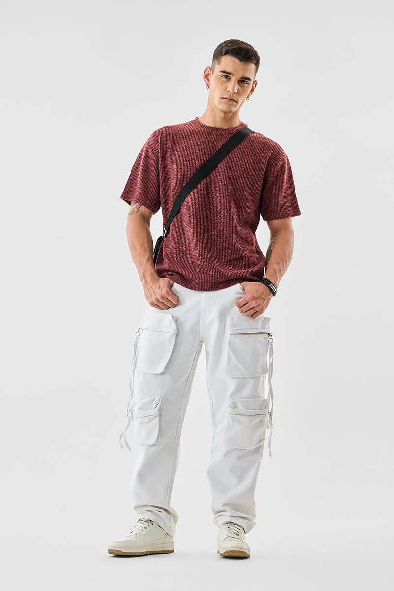 Snitch  8 pockets Baggy Cargo Jeans for Men | Best Price UAE