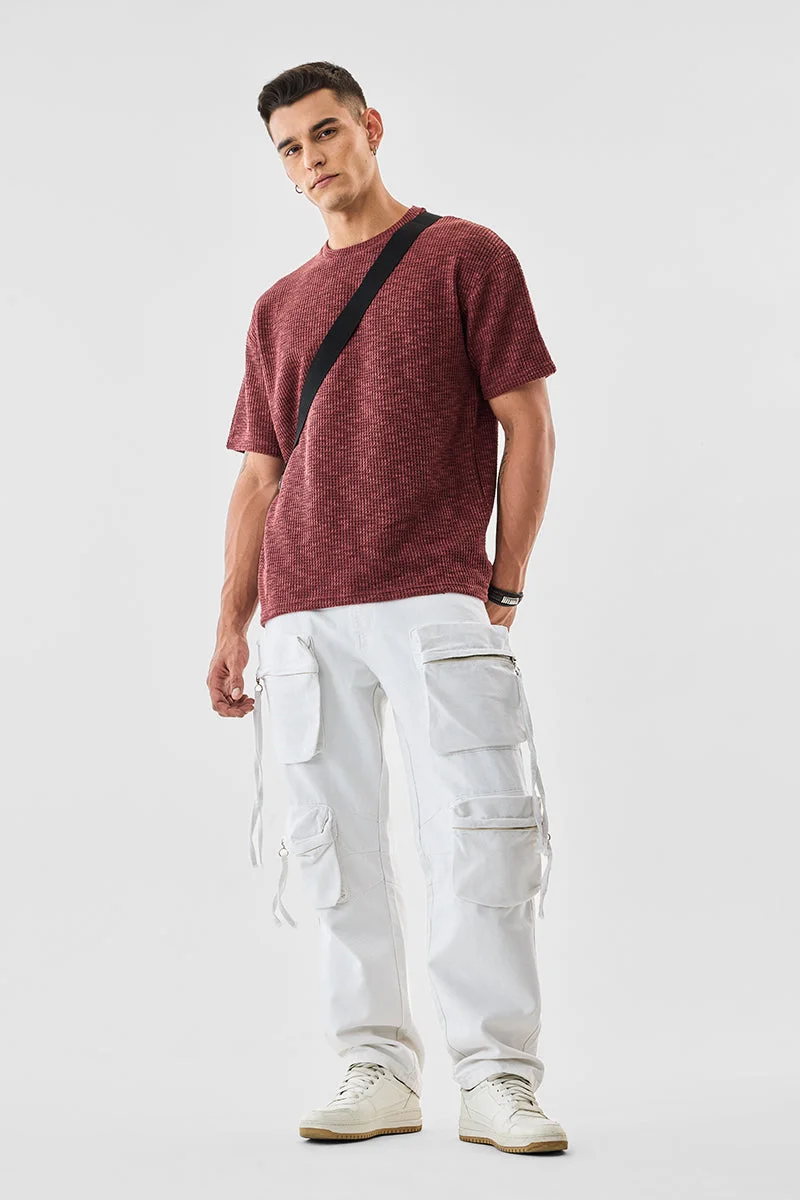 SNITCH جينز كارغو واسع بثمانية جيوب