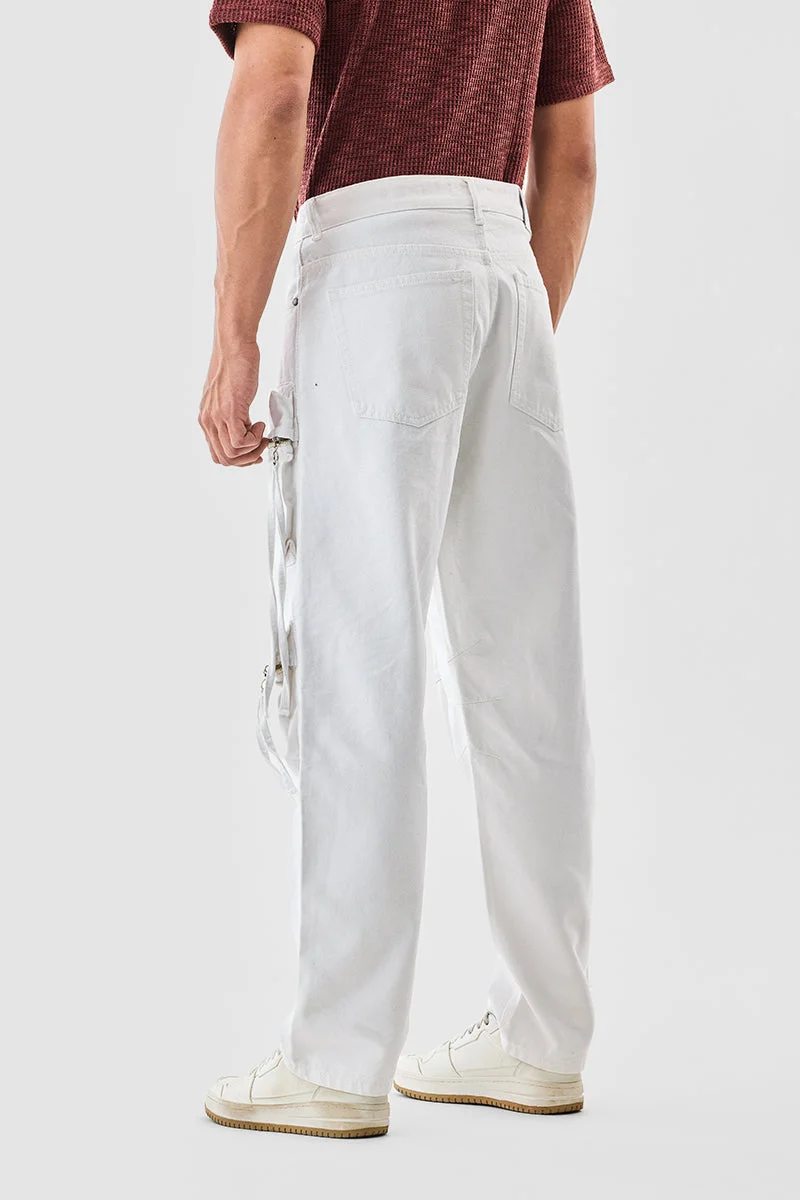 Snitch  8 pockets Baggy Cargo Jeans for Men | Best Price UAE
