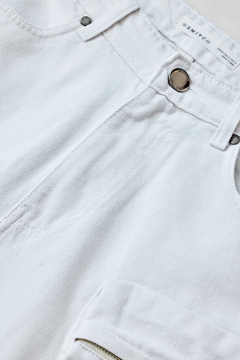 Snitch  8 pockets Baggy Cargo Jeans for Men | Best Price UAE