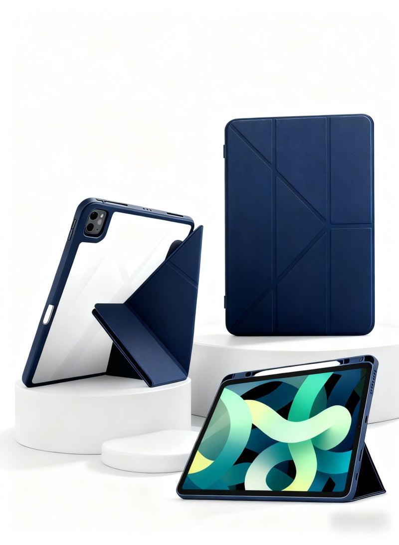 iPad Y-Shaped Folding Protective Cover - Fit 2025 11th Gen (11in/A3354-A3355-A3356) & 2022 10th Gen (10.9in/A2696-A2757-A2777) - Image 1
