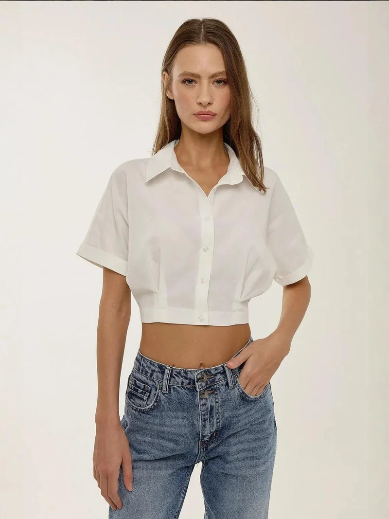 هيكاب قميص قصير بأكمام قصيرة