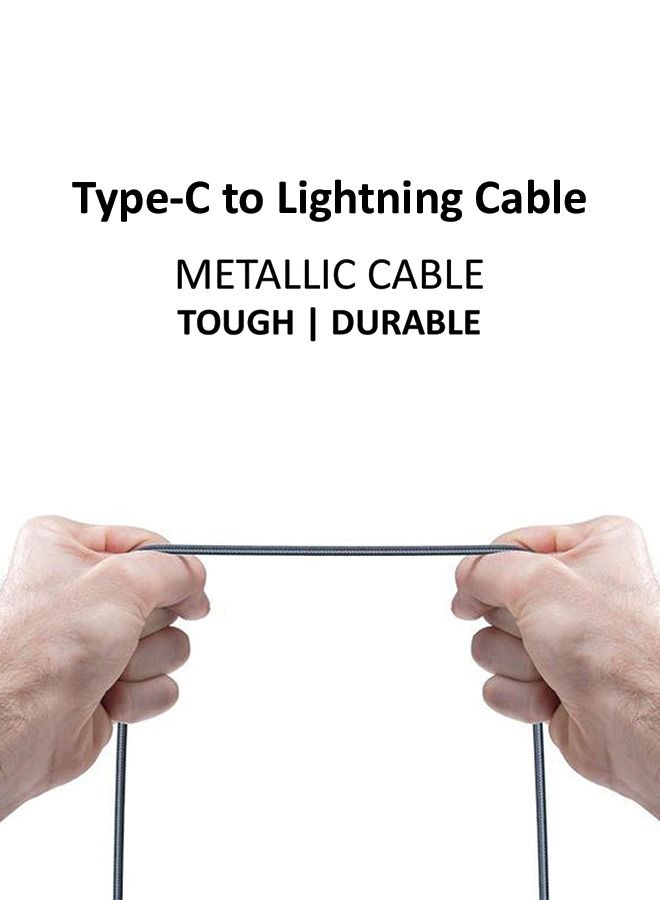 ماكس آند ماكس كابل شحن سريع من USB Type-C إلى Lightning بطول 1.2 متر - سلك بيانات مضفر متين متوافق مع iPhone 15 و14 و13 و12 و11 وXS وPro وPro Max - Image 4