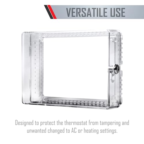 Taymac ZTC300 Plastic Thermostat Cover Low Profile, Large, Clear - Image 3