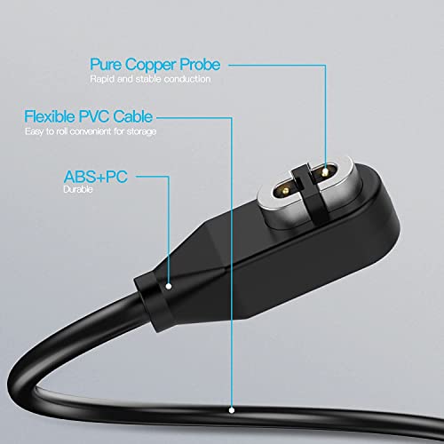 AWINNER 2 Pack Compatible for Shokz Charging Cable,Magnetic Charger Cord Compatible for Aftershokz Aeropex AS800,Shokz OpenRun Pro,OpenRun,OpenRun Mini,OpenComm Bone Conduction Headphones - Image 5