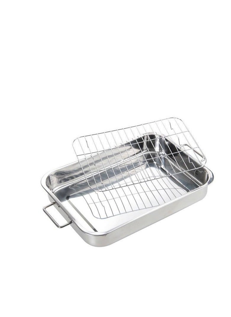 Generic Stainless steel grill tray oven and stove grill stainless steel box with grill holder Stainless steel grill tray oven and stove grill stainless steel box with grill holder  - Image 2