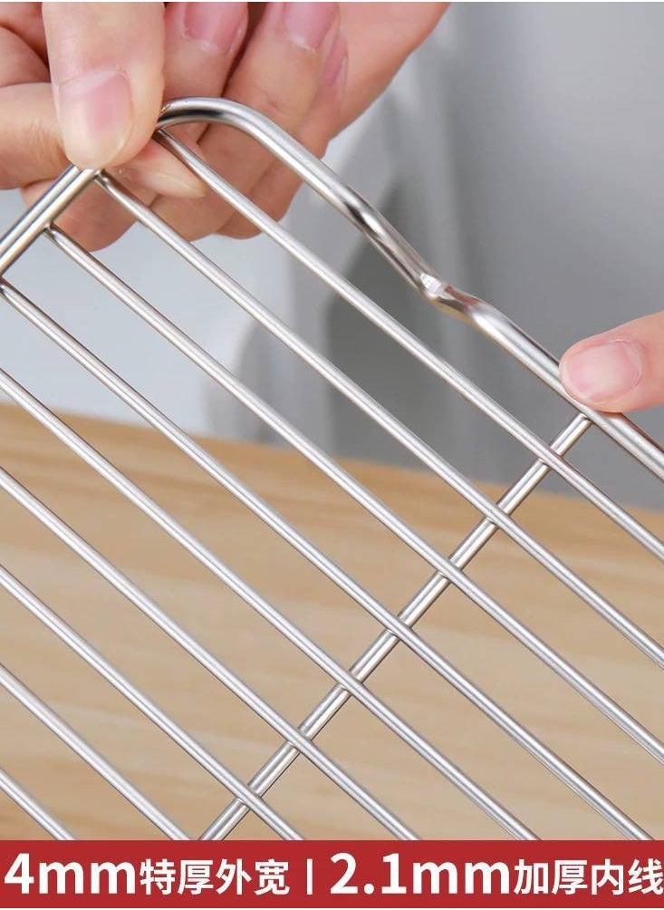 Generic Stainless steel grill tray oven and stove grill stainless steel box with grill holder Stainless steel grill tray oven and stove grill stainless steel box with grill holder  - Image 3