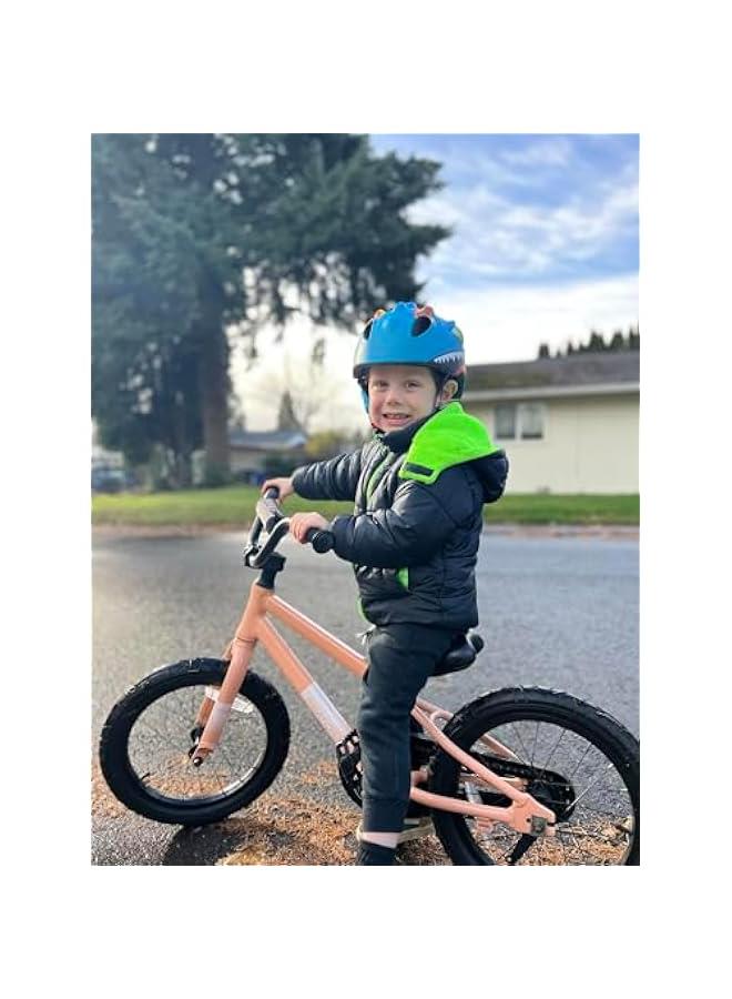 TRASSLE Toddler Helmet, Kids Bike Helmet with Dinosaur 3D Design, Sports Protective Gear Set and Safety Certified for 3-8 Years Old, Girls Boys Toddler Cycling Skating Skateboard Scooter Helmet - Image 3