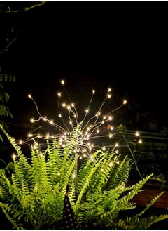 CityRiya-Long Solar Garden Lights Outdoor Decor 2 Pack Waterproof Solar Firework Lights 180 LED Fairy Lights Yard Planter Decorative Solar Powered String Light, Solar Lights for Garden, Wedding, Party  - Image 2
