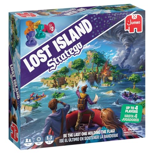 jumbo Stratego Lost Island Fun Multiplayer Family Strategy Game 24 Players Aged 8 Years Plus - Image 1