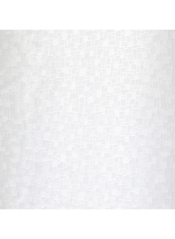 Selecto Hub Shower Curtain Waterproof PEVA – Mold & Mildew Resistant Bathroom Curtain, Durable Lightweight Bath Curtain for Shower Stall & Bathtub, White 180 x 200 cm - Image 3