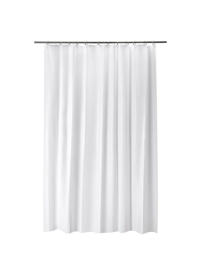 Selecto Hub Shower Curtain Waterproof PEVA – Mold & Mildew Resistant Bathroom Curtain, Durable Lightweight Bath Curtain for Shower Stall & Bathtub, White 180 x 200 cm - Image 5
