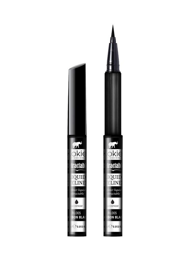 Kokie Kokie Retractable Liquid Eyeliner, Pointed Felt Tip, Waterproof & Smudge Free, Long-lasting, Vegan, Cruelty-Free  - Image 1