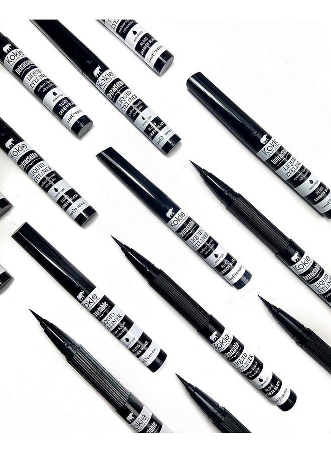 Kokie Kokie Retractable Liquid Eyeliner, Pointed Felt Tip, Waterproof & Smudge Free, Long-lasting, Vegan, Cruelty-Free  - Image 5