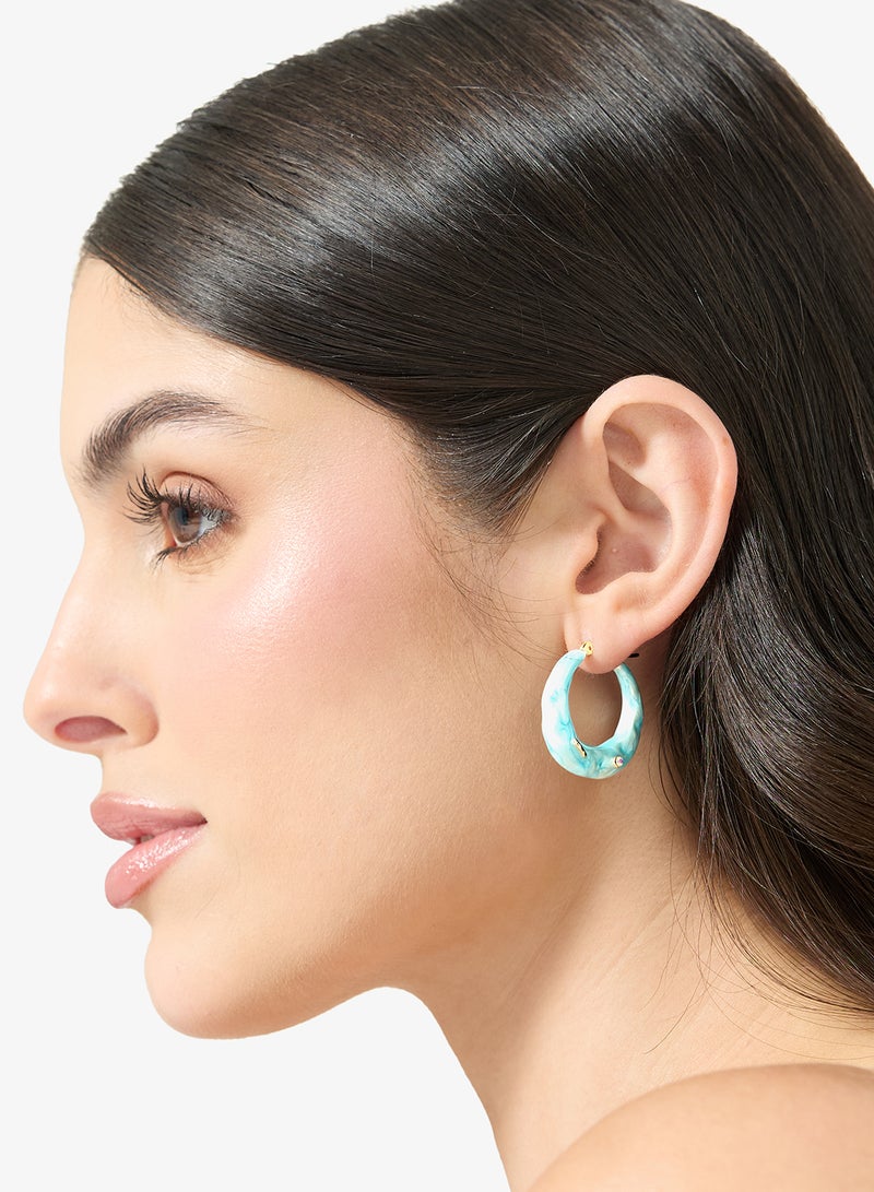 Ginger 2 Pack Hoop Earrings - Image 3