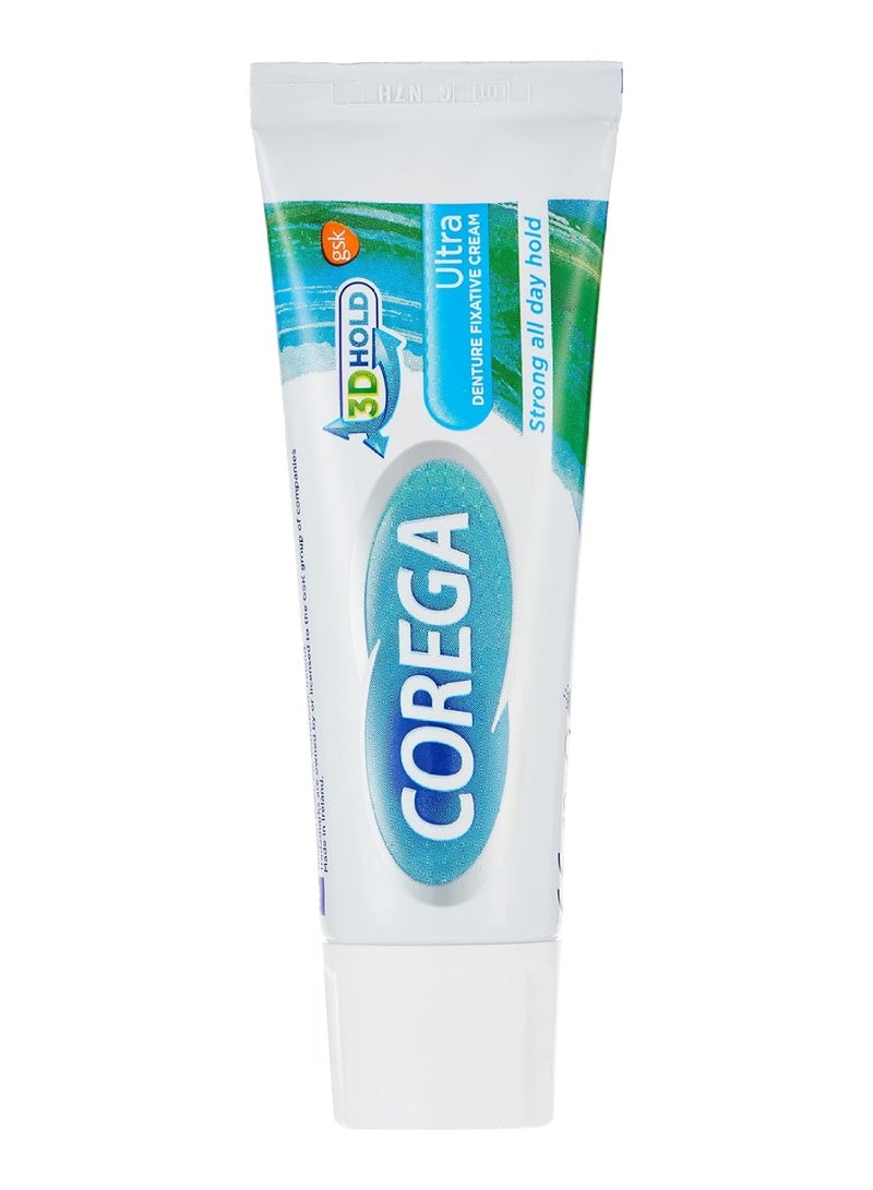 COREGA كريم تثبيت طقم الأسنان، كريم فائق للأسنان واللثة، 40 غرام - Image 1