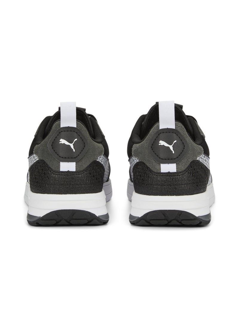 PUMA R22 Mono Mens Black Sneakers - Image 3