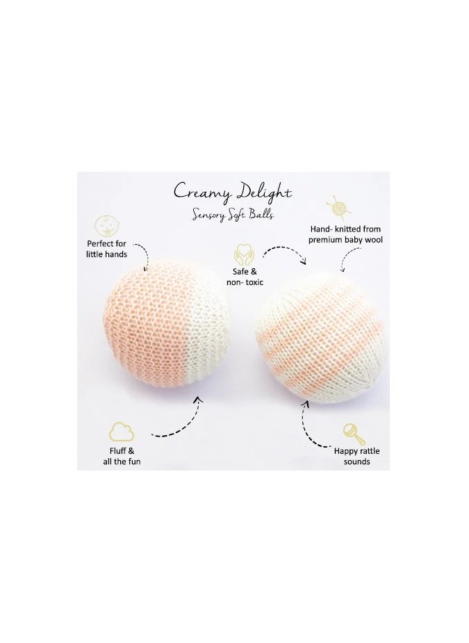 Yellow Doodle - Yellow Doodle Sensory Soft Balls - Creamy Delight - Image 1