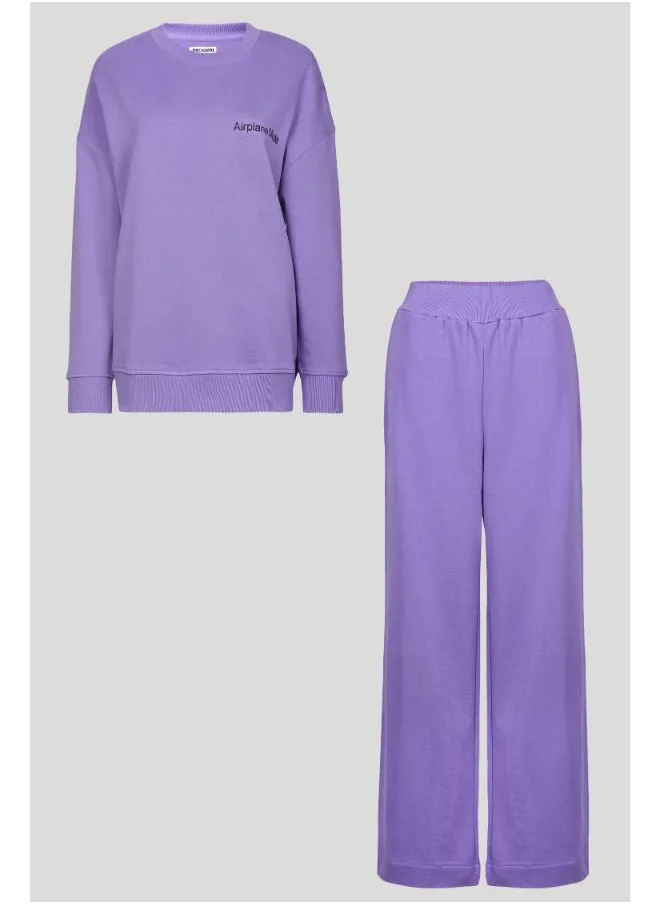 نسيسير Airplane Mode Terry Travel Co-ord Set