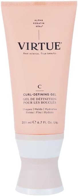 VIRTUE Curl Gel for Curly Hair Anti Frizz Hair Styler Sulfate Free Ideal for All Curl Types Color Safe 67 Fl Oz