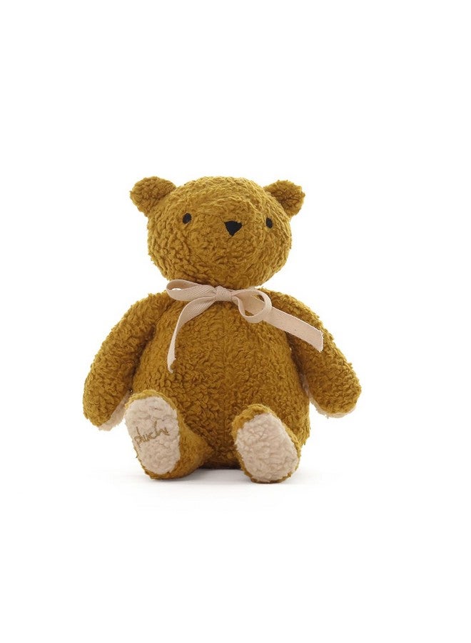 Pluchi Mr. Bear Cotton Knitted Stuffed Soft Toy (38cm X 20cm) (Honey Gold) - Image 1