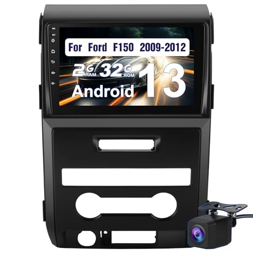 Votheon Car Radio for Ford F150 2009 2010 2011 2012,9 inch Touch Screen Radio Upgrade with 2GB+32GB,CarPlay/Android Auto Backup Camera,Bluetooth WiFi,SWC, FM, AM, RDS DSP - Image 1