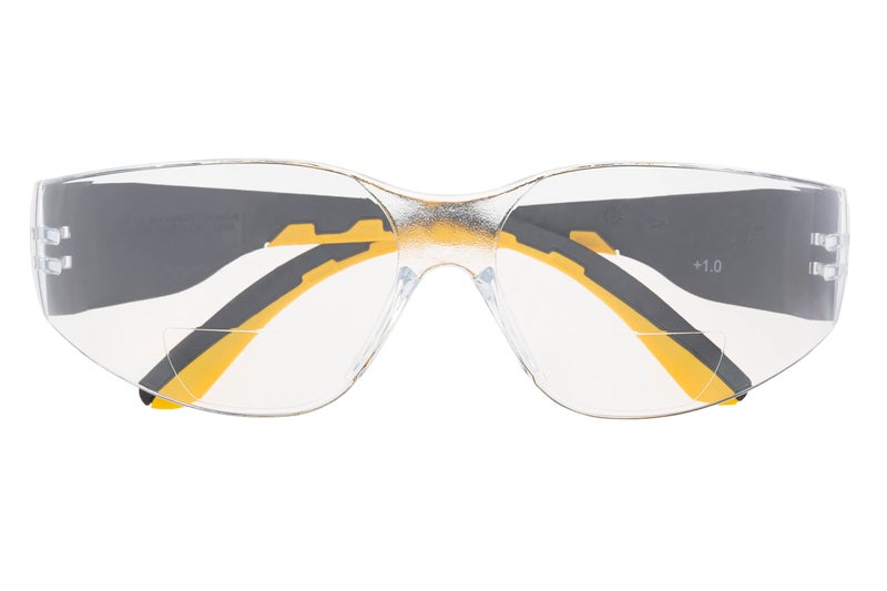 CAT TRACK Safety Glasses with Bifocal Readers, Clear Lens, Anti-Fog, +2.5 Diopters - Image 2