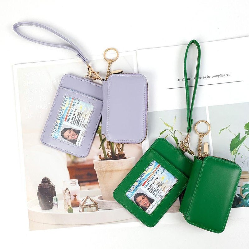 Wrist Wallet - Detachable card holder with 2 pockets, compact design 11x7x2cm for keys and cards, with slim card sleeve 12.5x8.5x0.5cm to organize daily essentials (option 5) - Image 4