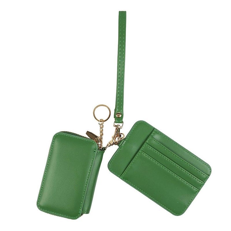 Wrist Wallet - Detachable card holder with 2 pockets, compact design 11x7x2cm for keys and cards, with slim card sleeve 12.5x8.5x0.5cm to organize daily essentials (option 5) - Image 1