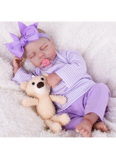 Aori Lifelike Reborn Baby Dolls - Realistic Baby Girl Dolls 20'' Newborn Sleeping Baby Girl With Doll Accessories  - Image 1