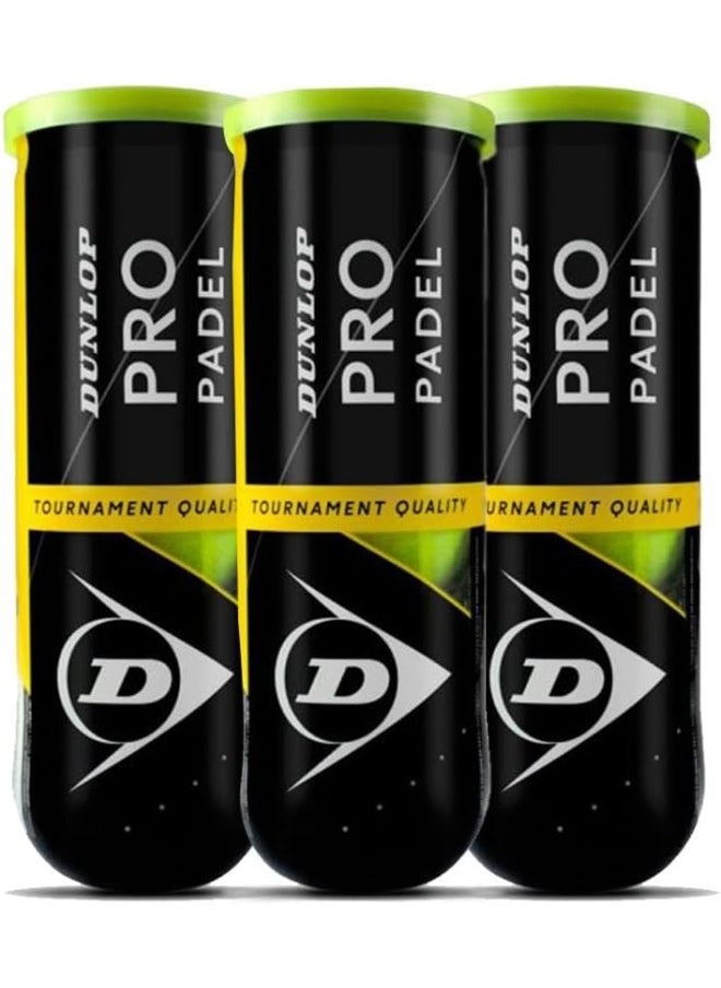 DUNLOP - Pro Padel balls 3Pet - Image 1