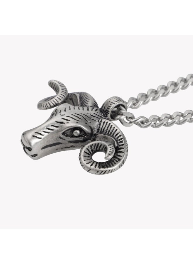 ZINK Men's Necklace | Silver Stainless Steel | ZJPD023S - Image 2