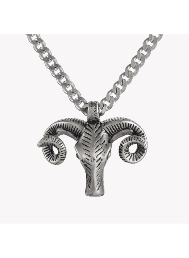 ZINK Men's Necklace | Silver Stainless Steel | ZJPD023S - Image 1