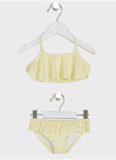 Kids Frilly Halter Bikini