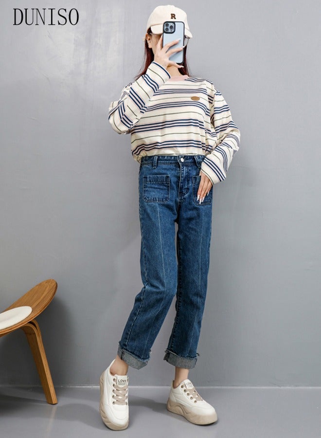 DUNISO أحذية رياضية نسائية ذات نعل سميك منخفضة للمشي للسيدات أحذية مريحة برباط كاجوال أنيقة للأماكن المغلقة والسفر والعمل - Image 2