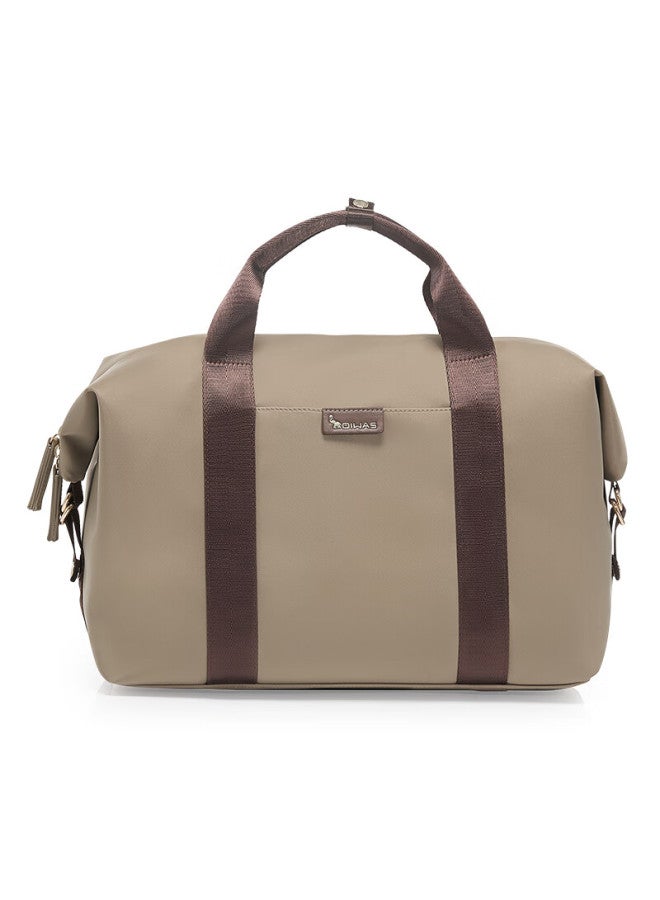 أولواز Aihua Pure Travel Bag، حقيبة سفر نسائية كبيرة السعة، حقيبة يد، حقيبة صدر، حقيبة رياضية، حقيبة سفر عمل، لون حليب القهوة - Image 5
