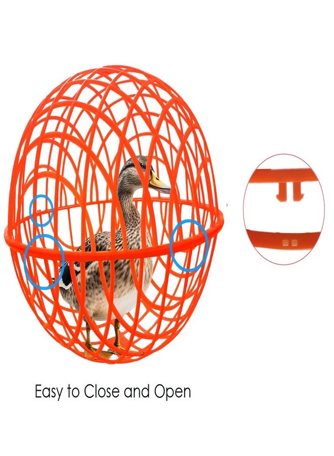 CalorMixs 15.7" Ball-Shaped Movable Chicken Coop,Pigeon Rabbit Duck Safe Walking Net,Preventing Trampled by Horse,Predation by Eagles,Dog Bites.Pet Removable Prevent Harassment Safety Hutch - Image 3